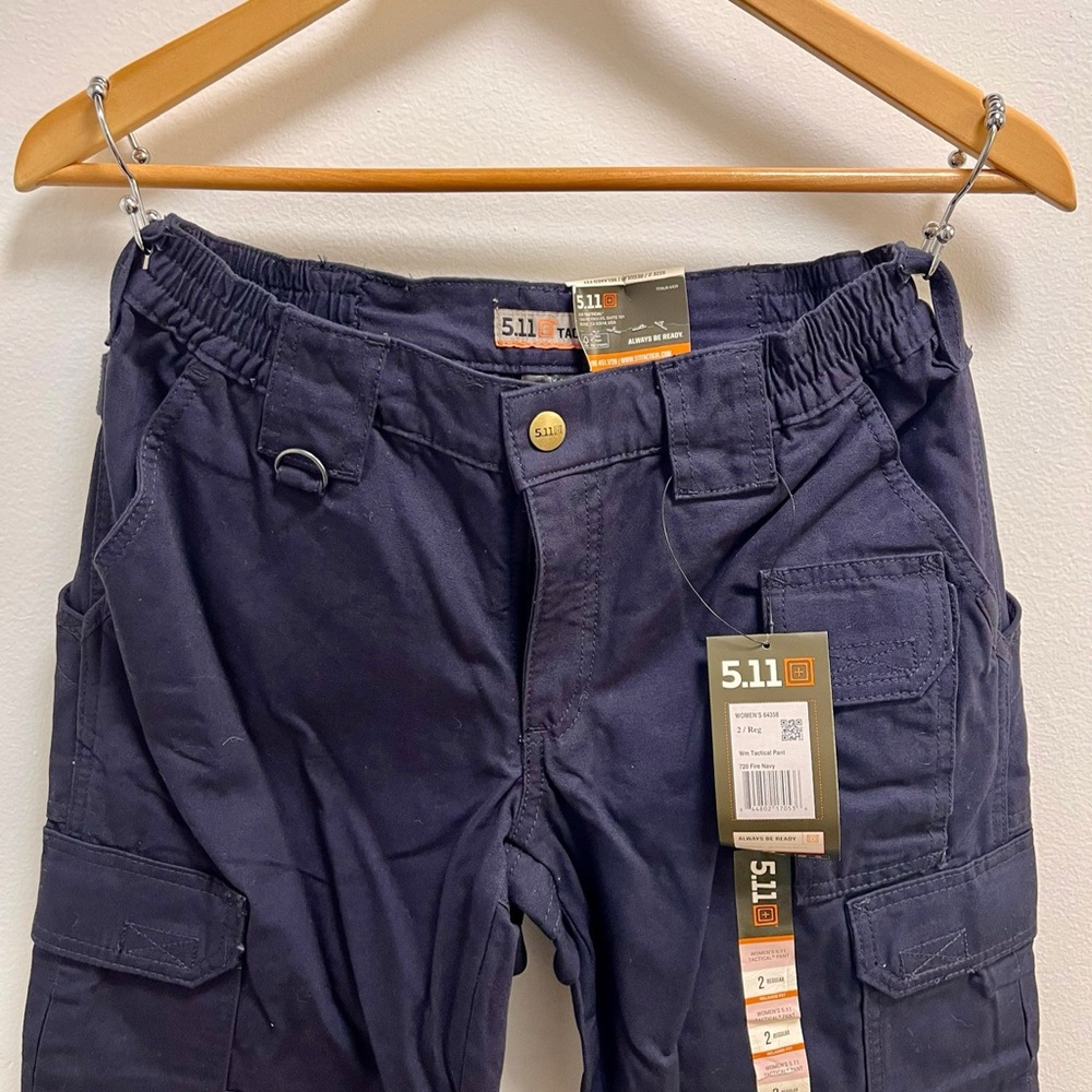 5.11 Tactical Women's Navy Work Pants with Utility Pockets